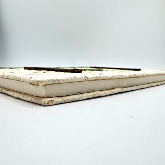 Handmade Journal Leaf DesignTwig Accents Eco-Friendly Paper Rustic 6.25" x 7.5" - Picture 9 of 9